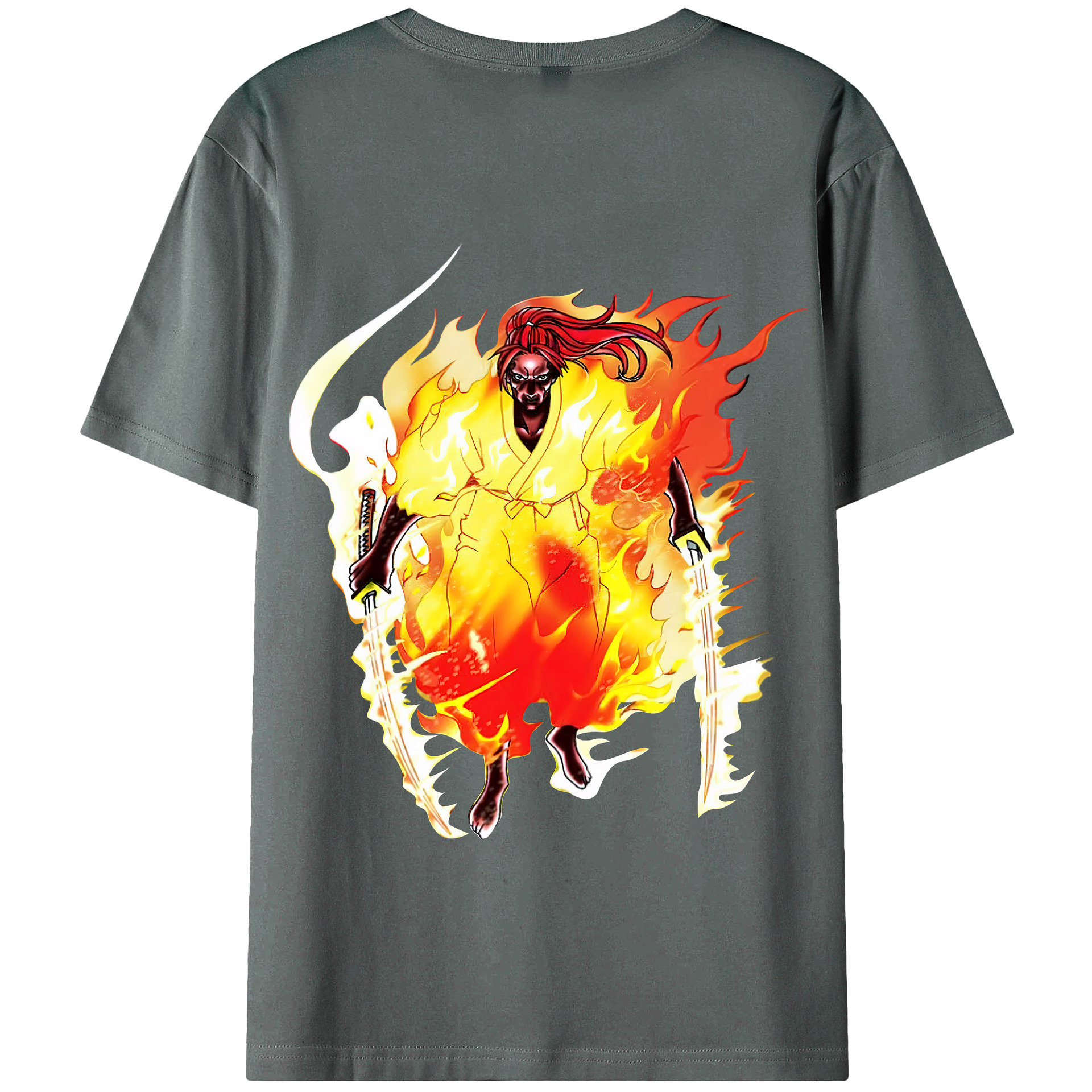 （画像用） 遊☆戯☆王 Yu-Gi-Oh! 綿100％半袖Tシャツ（背面プリント）